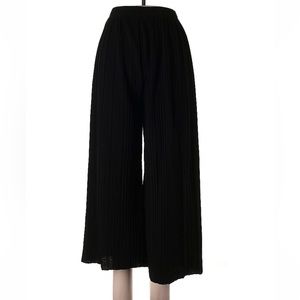 Oak + Fort Black wide leg pants